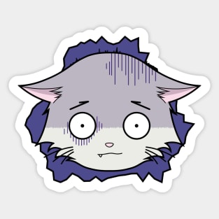 The Scaredy Cat Sticker